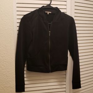 Black cropped jacket